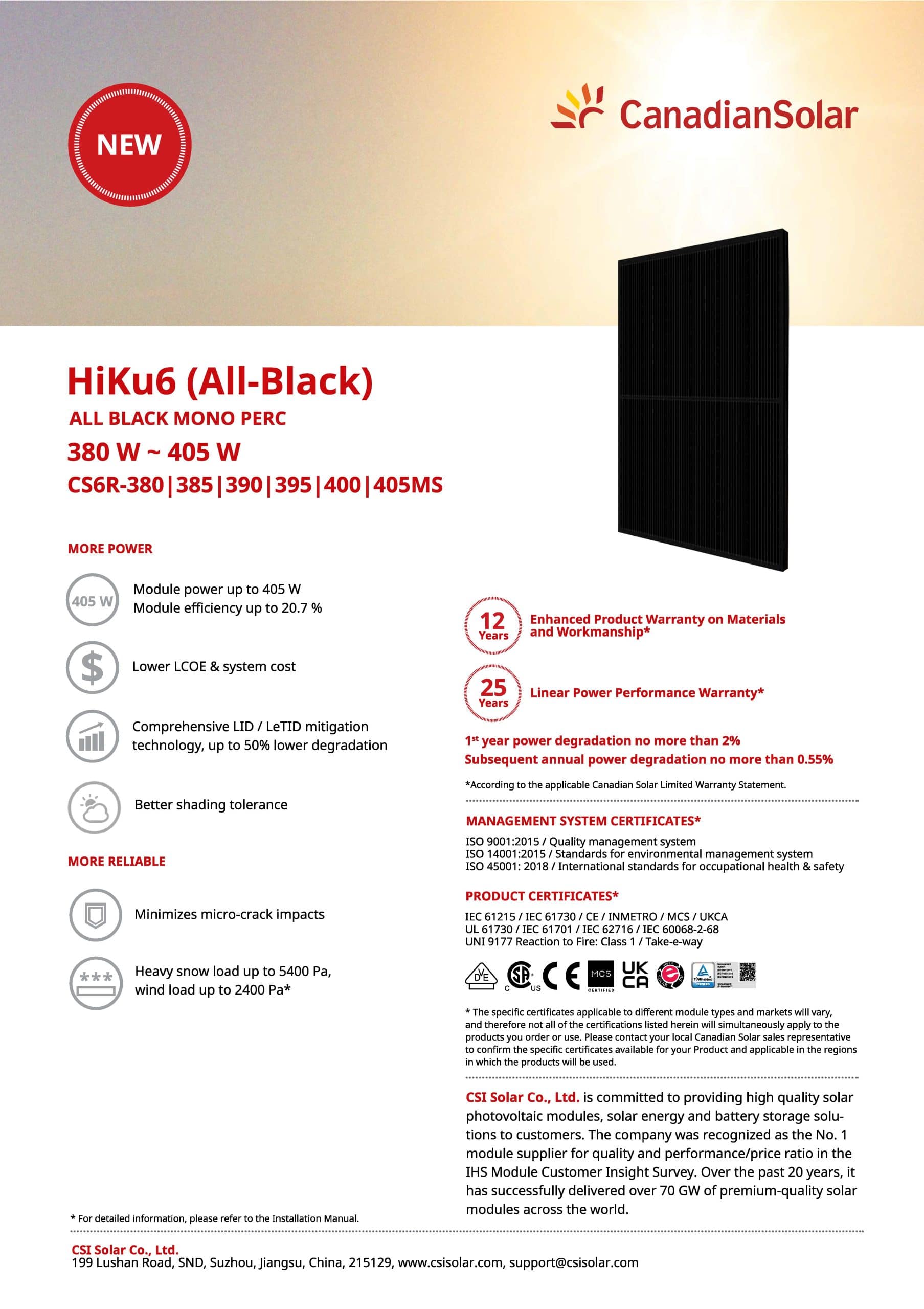Canadian Solar HiKu6 (All-Black)